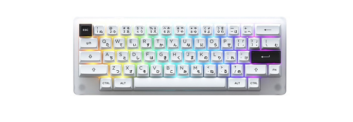 Bàn phím cơ AKKO ACR59 Black on White CS Jelly Pink swicth