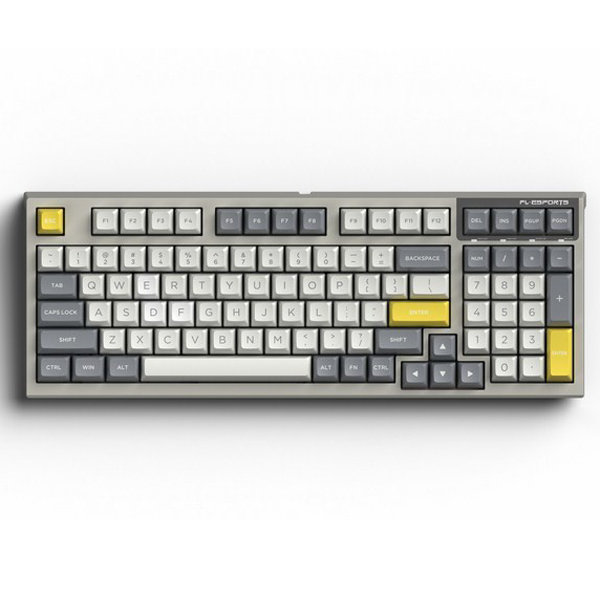Bàn phím cơ FL-Esports FL980SAM Grey & White