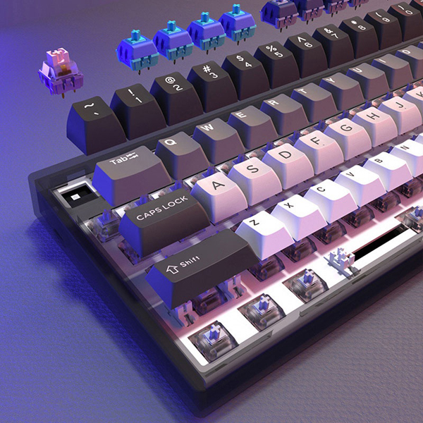 Bộ kit bàn phím cơ K210-MK870 3 Mode(Type-C, Bluetooth, 2.4G) - MẠCH XUÔI