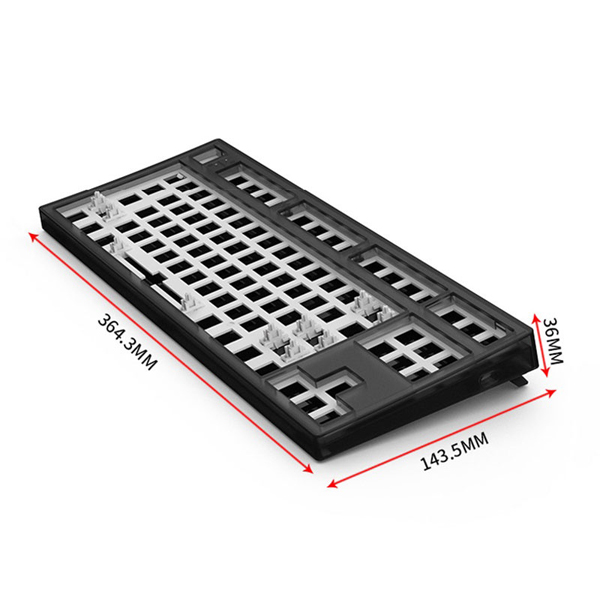 Bộ kit bàn phím cơ K210-MK870 3 Mode(Type-C, Bluetooth, 2.4G) - MẠCH XUÔI