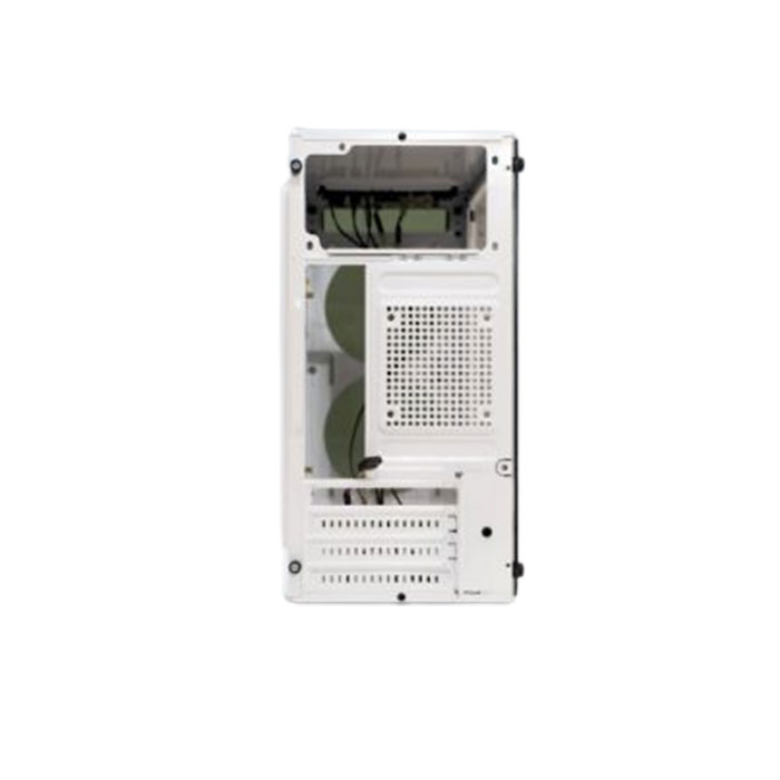 Case VSP V212 Trắng (Chuẩn mATX) Hai Mặt Kính Cường Lực