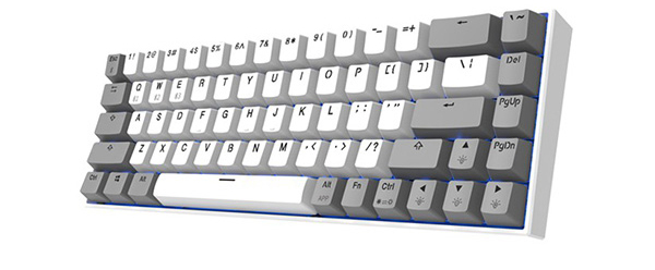 Bàn phím cơ FL-Esports F12 RGB White and Black