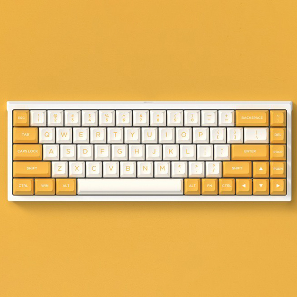 Bàn phím cơ FL-Esports FL680SAM Banana Wireless Gateron Cap White switch