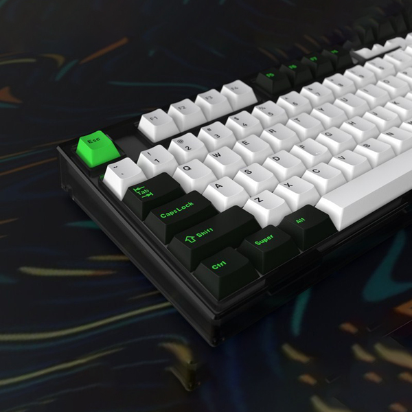 Bàn phím cơ FL-Esports White & Green GP87CP