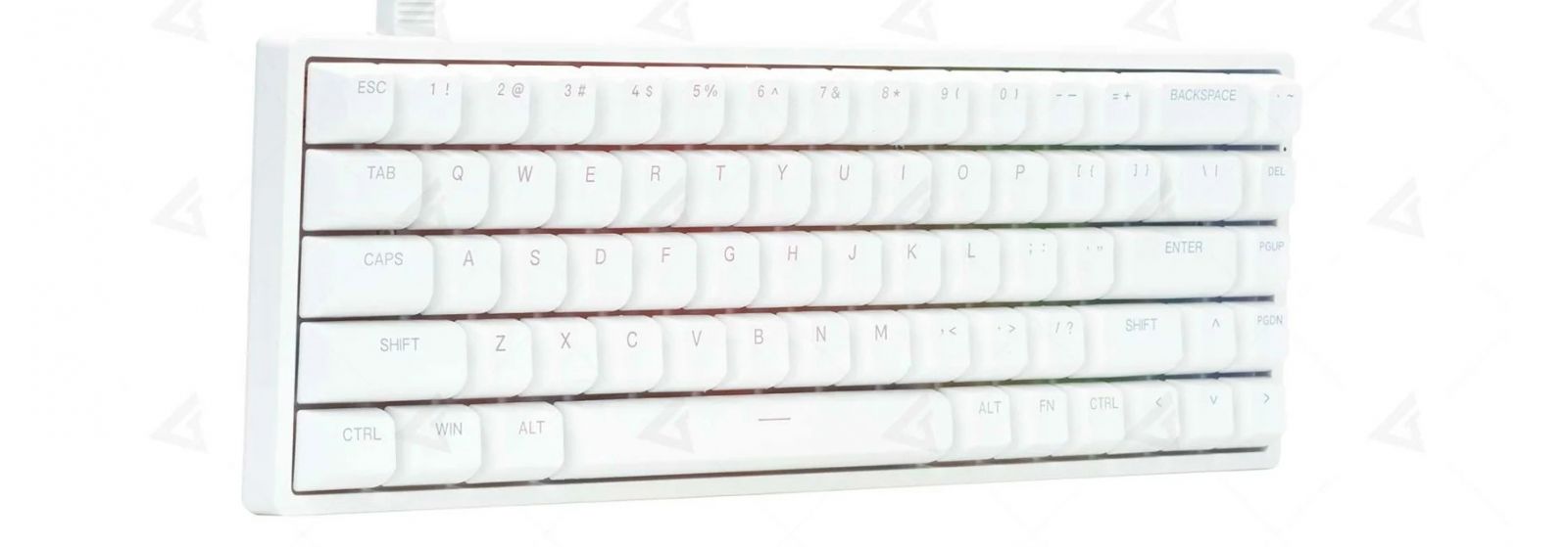 AKKO 3068 white v2 RGB  Akko CS Jelly Purple switch