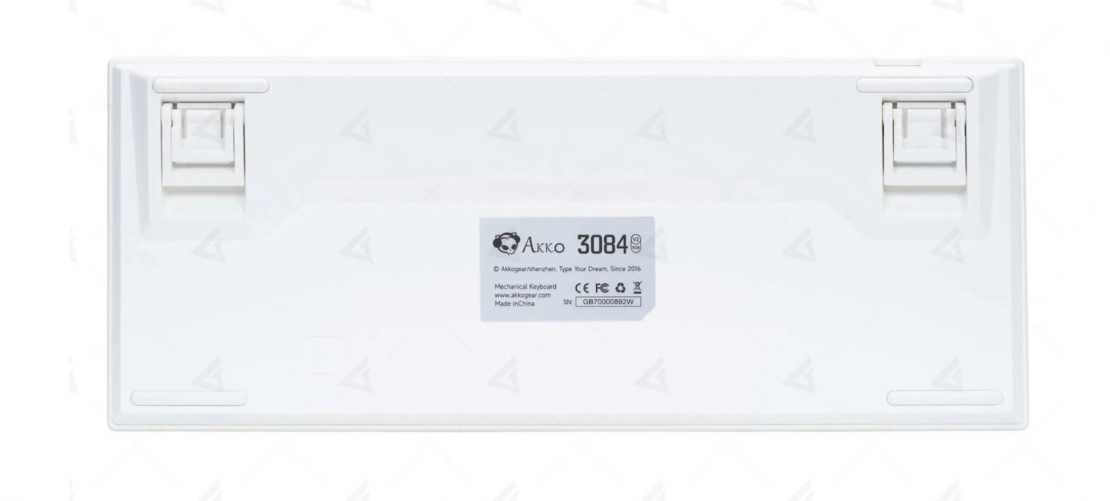 Bàn phím cơ AKKO 3084 White v2 RGB Akko CS Jelly Purple switch