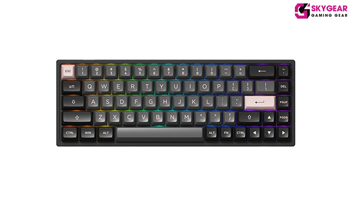 Bàn phím AKKO 3068B Multi-modes Black Pink