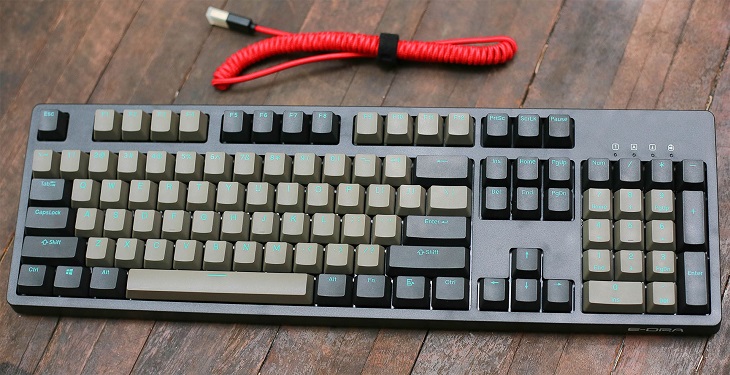 Bàn phím cơ E-DRA EK3104 Pro Sky Dolch Cherry Blue switch