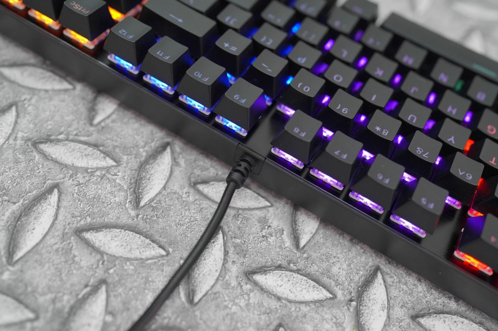 Bàn phím cơ E-DRA EK312 Black Blue switch