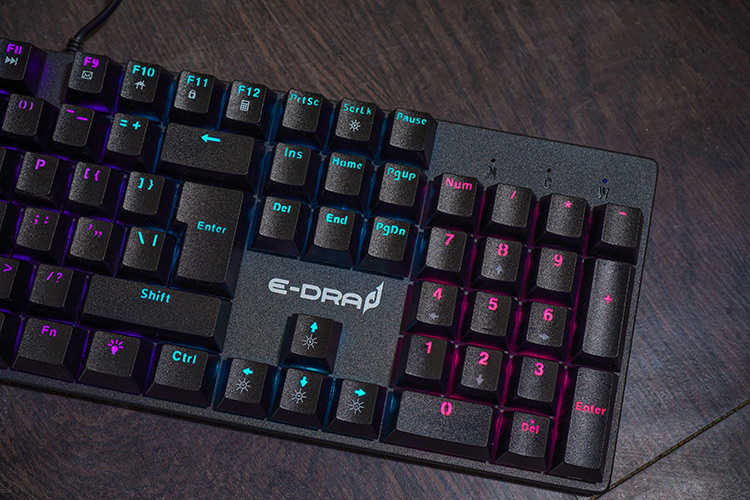 Bàn phím cơ E-DRA EK313 Blue switch