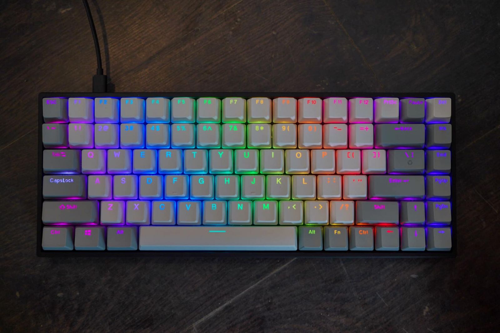 Bàn phím cơ E-DRA EK384W Bluetooth Gateron Blue switch