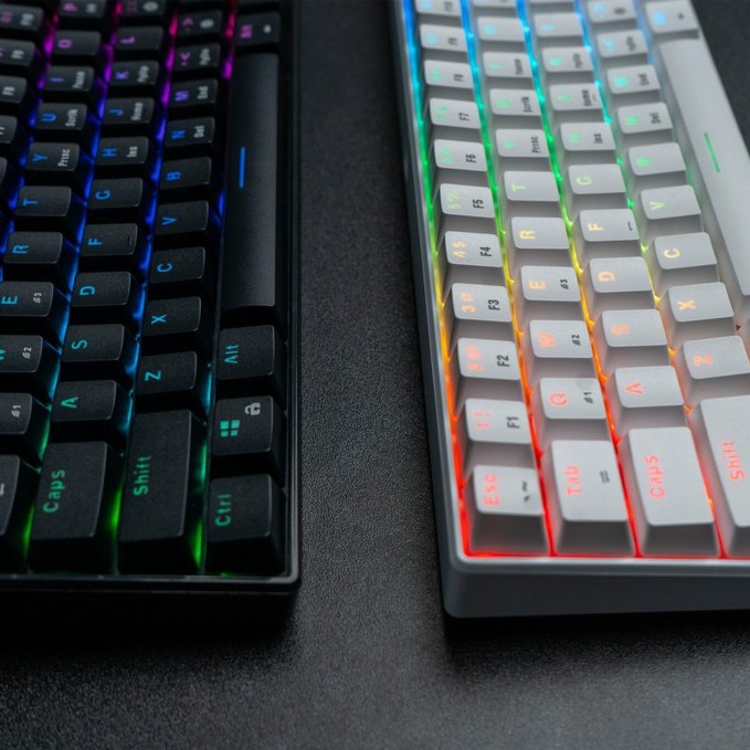 Bàn phím cơ E-DRA EK384W Bluetooth Gateron Blue switch