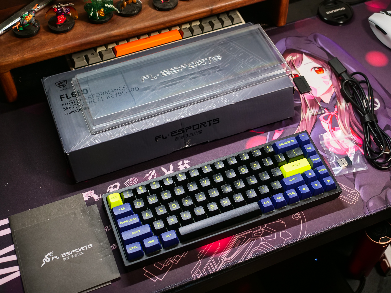 Bàn phím cơ FL-Esports FL680SAM Night Black