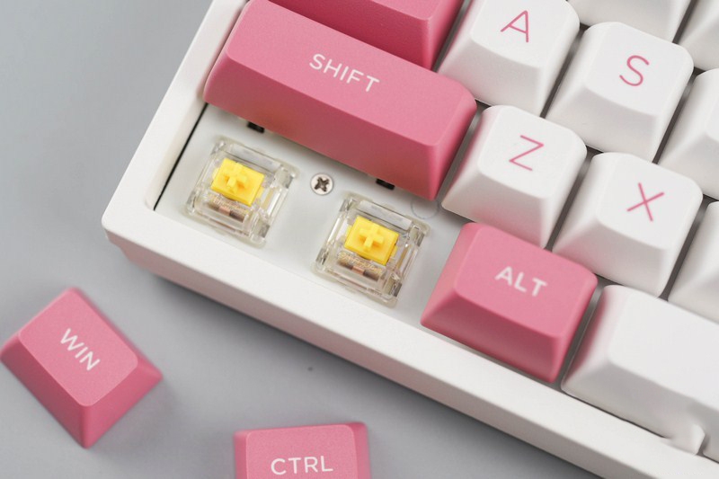Bàn phím cơ FL-Esports FL680SAM Peach Wireless Gateron Cap White switch