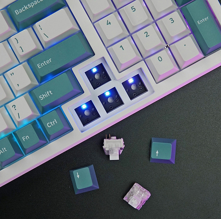 Bàn phím cơ FL-Esports FL980CP Aqua Green