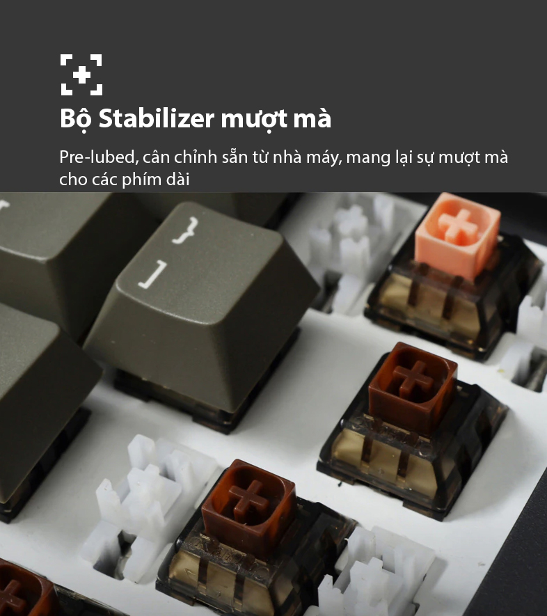 Bàn phím cơ FL-Esports FL980CP Sound Wave Green Kailh Box Rosa switch