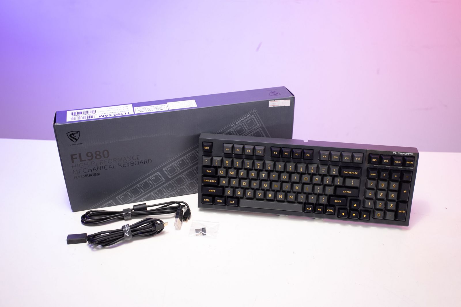 Bàn phím cơ FL-Esports FL980SAM Sam Cercis Wireless Kailh Box Rosa switch