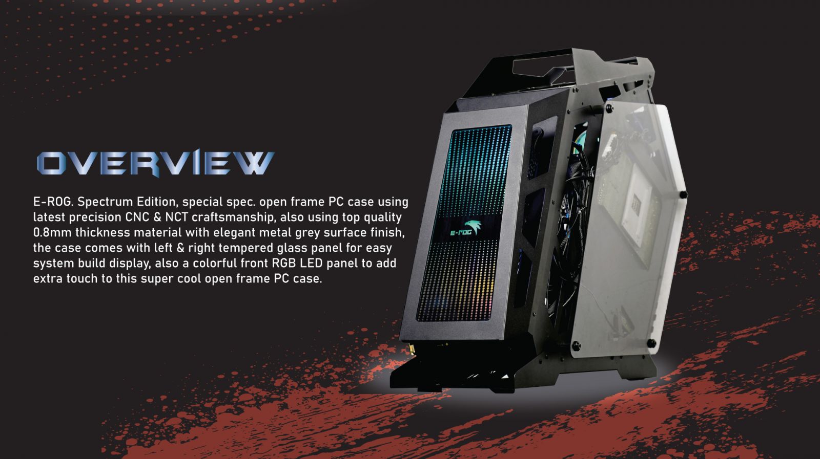 CASE VSP ESPORT REPUBLIC OF GAMERS ES8 - Black