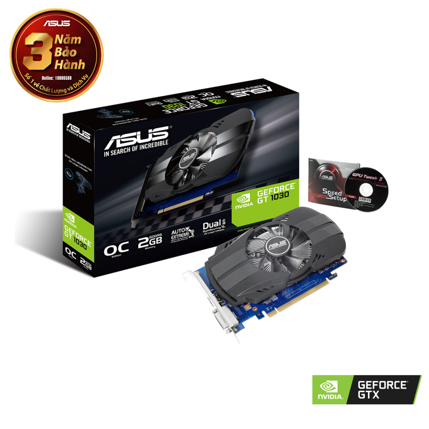 Card màn hình ASUS PH-GT1030-O2G 