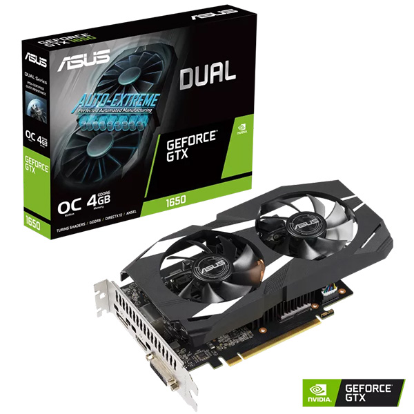Card màn hình Asus DUAL GTX 1650-O4GD6-P