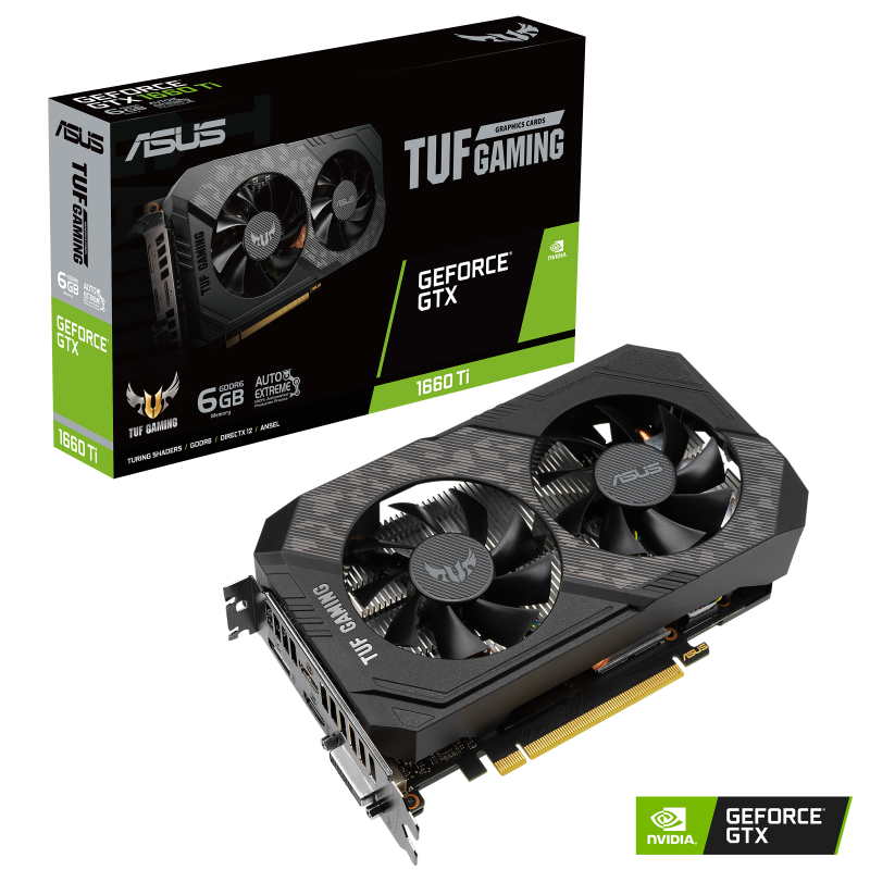 Card màn hình Asus TUF GTX 1660 Ti-6G-EVO-GAMING 
