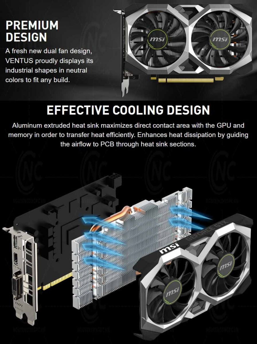 GeForce GTX 1650 D6 VENTUS XS OC