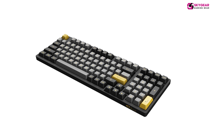 bàn phím AKKO 3098B Multi-modes Black & Gold 