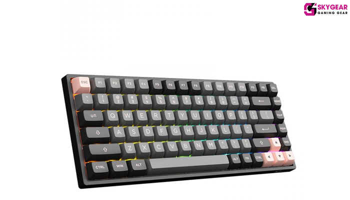 Bàn phím AKKO 3084B Plus Black & Pink