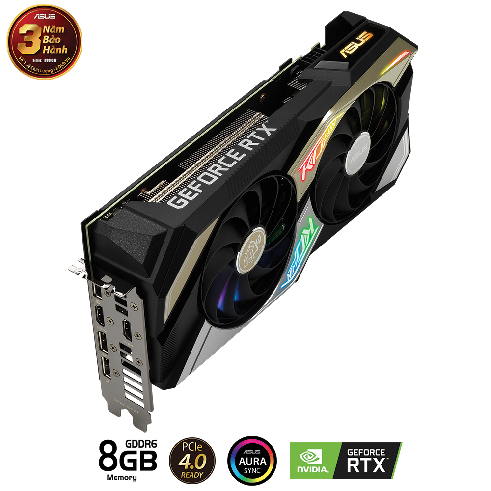 Card màn hình Asus KO-RTX 3060 Ti-8G-V2-GAMING