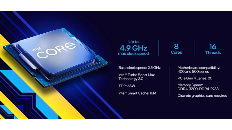 CPU Intel Core i7-11700F