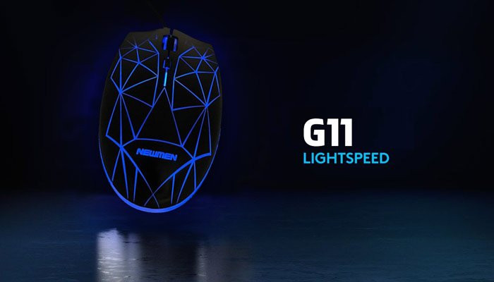 Chuột game Newmen G11 có thiết kế bắt mắt