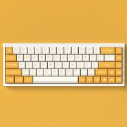 Bàn phím cơ FL-Esports FL680SAM Banana Wireless Gateron Cap White switch