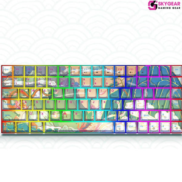 Bàn phím cơ GM840Pro Multimode (Rồng & Phụng)