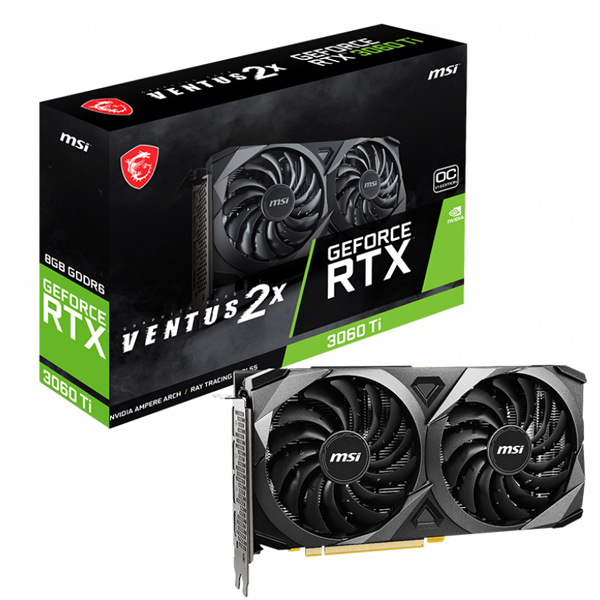 VGA GeForce RTX 3060 Ti VENTUS 2X 8G OCV1 LHR