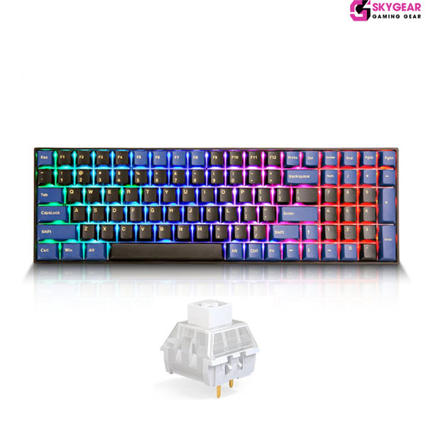 Bàn phím cơ GM1000 Hạc Vũ Ánh Trăng (Switch White Kailh Box/ Multimode)