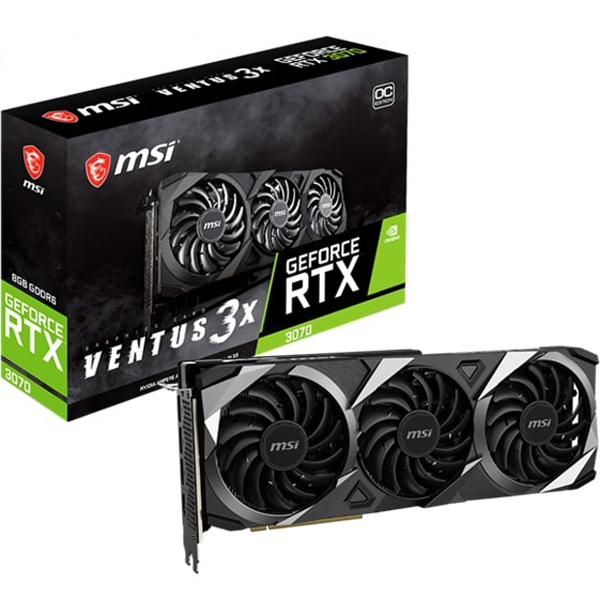 VGA GeForce RTX 3070 VENTUS 3X 8G OC LHR