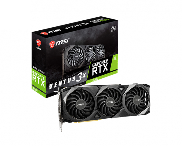 VGA GeForce RTX 3090 VENTUS 3X 24G OC