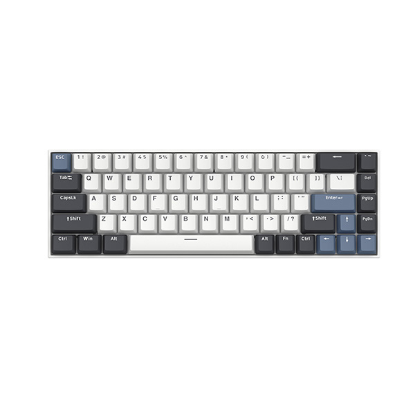 Bàn phím cơ FL-Esports F12 RGB White and Black Kailh box White Switch