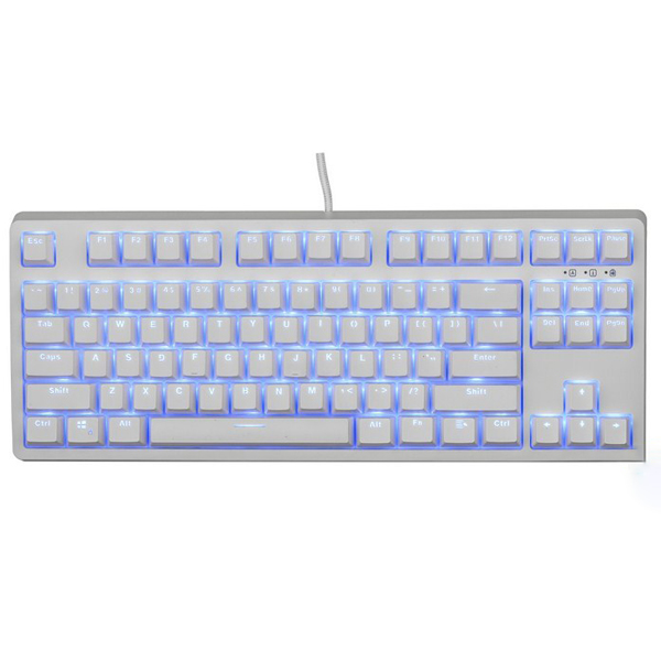 Bàn phím cơ E-DRA EK387 Ice White Huano Red switch