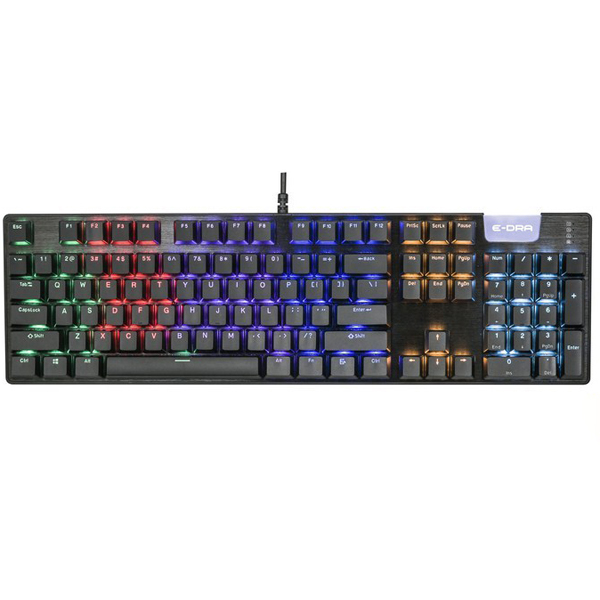 Bàn phím cơ E-DRA EK312 Black Blue switch