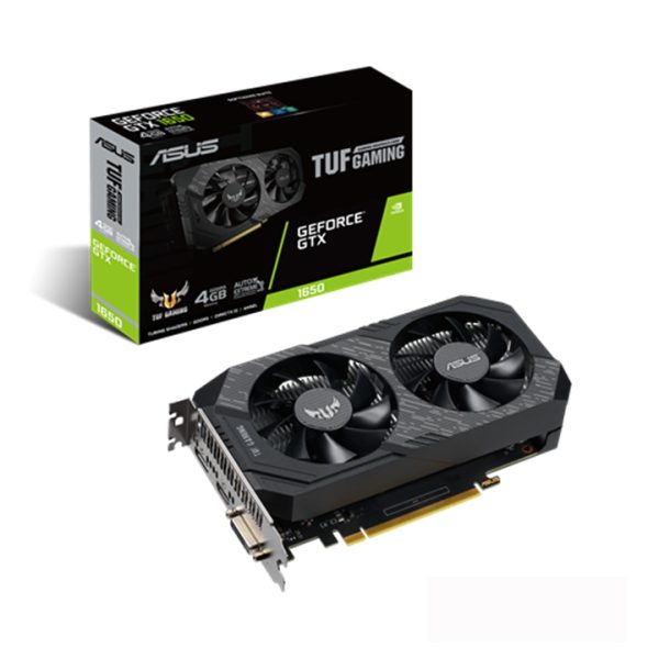 Card màn hình Asus TUF GTX 1650-4G GAMING GDDR6 (4GB GDDR6, 128-bit, DVI+HDMI+DP)