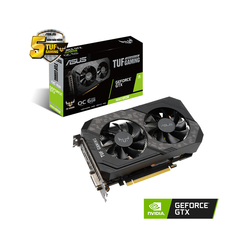 Card màn hình ASUS TUF GTX 1660 Super-O6G GAMING 