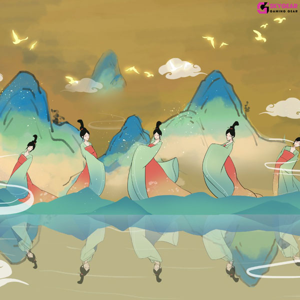 Bộ Keycap Tiên Nữ – Mặt trời, Mây & Núi