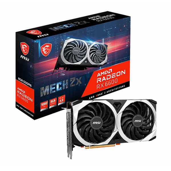 VGA MSI Radeon RX 6600 MECH 2X 8G