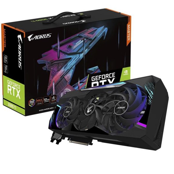 VGA GIGABYTE AORUS GeForce RTX 3080Ti MASTER 12G (GV-N308TAORUS M-12GD)