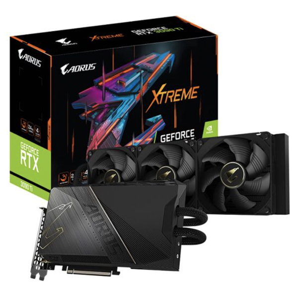 VGA Gigabyte AORUS GeForce RTX 3090 Ti XTREME WATERFORCE 24GB GDDR6X (N309TAORUSX W-24GD)