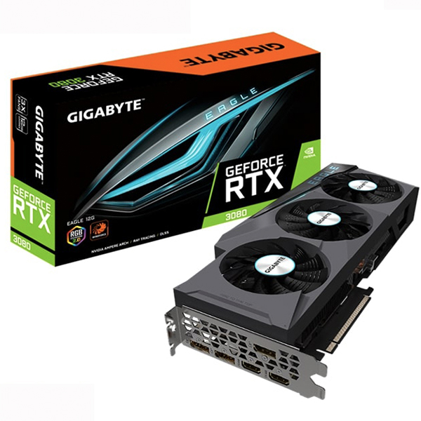 VGA Gigabyte GeForce RTX™ 3080 EAGLE 12G (GV-N3080EAGLE-12GD)