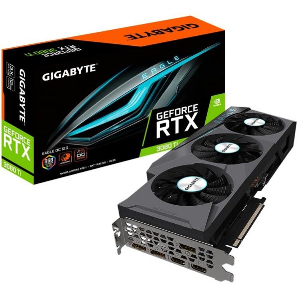 VGA GIGABYTE GeForce RTX 3080Ti EAGLE OC 12G (GV-N308TEAGLE OC-12GD)