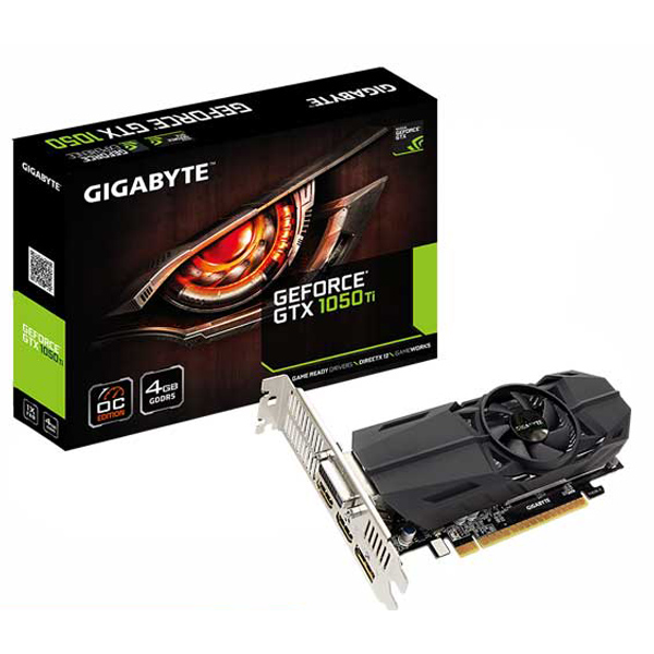 VGA Gigabyte GTX 1050Ti OC Low Profile (GV-N105TOC-4GL)