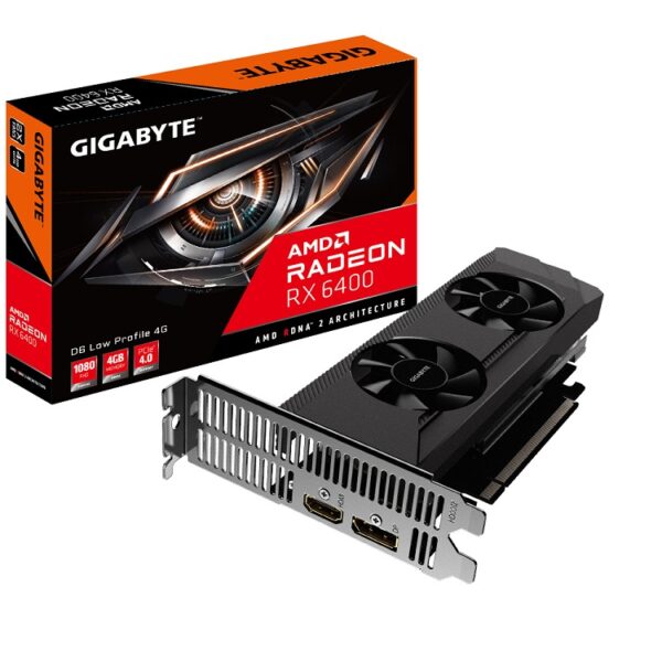VGA GIGABYTE Radeon RX 6400 D6 Low Profile 4G (GV-R64D6-4GL)